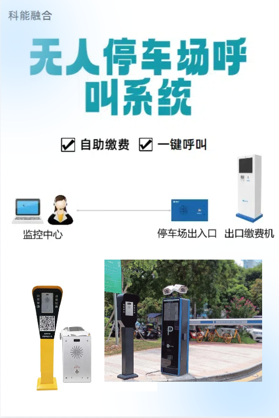 无人值守停车场一键呼叫解决方案