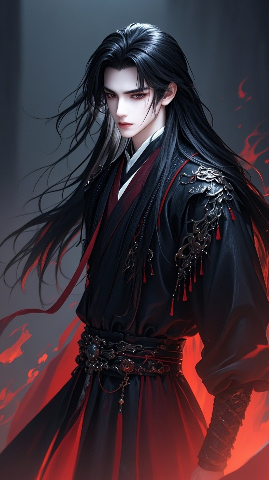 古风ai系美男壁纸 看各色衣衫别样美