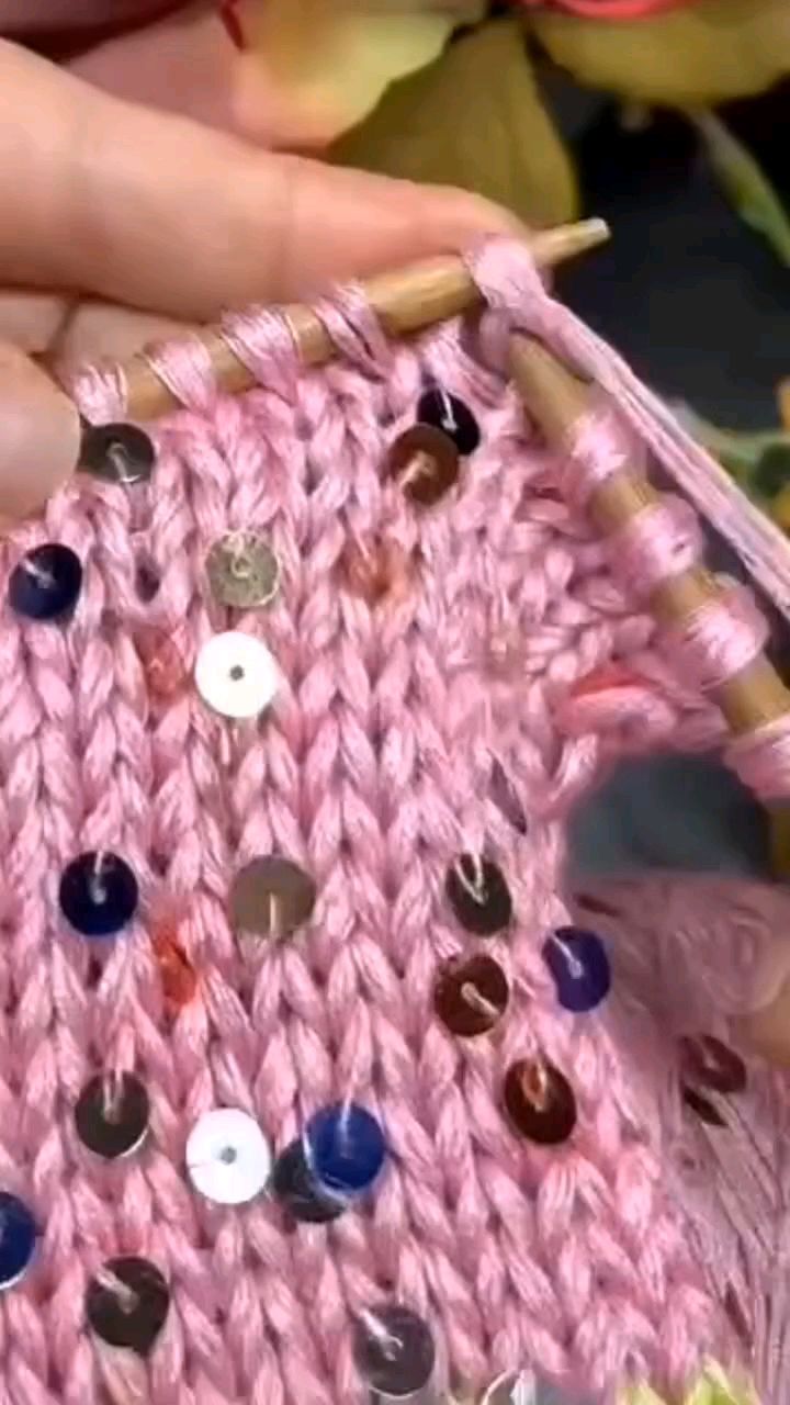 有亮片的毛线钩针更好看哦