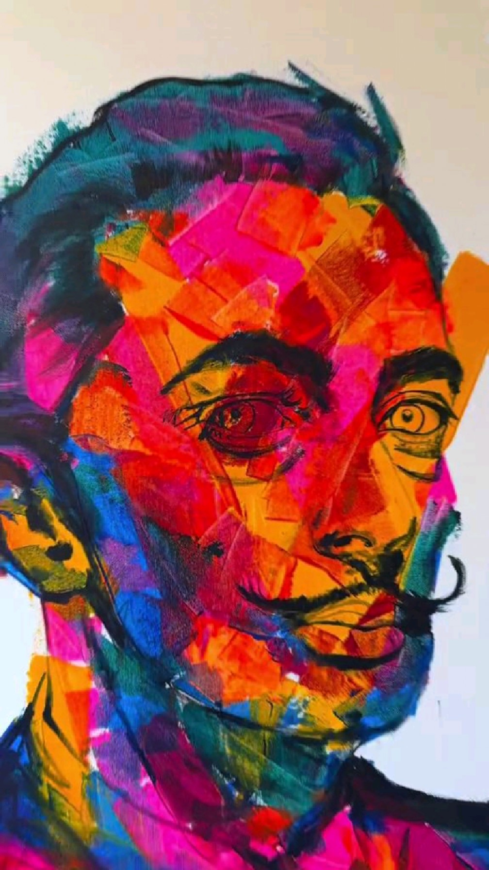 超现实主义画家萨尔瓦多·达利人物画