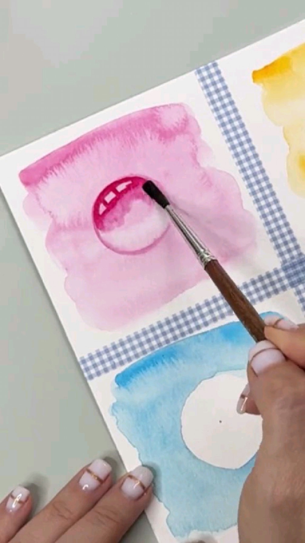 如何用水彩画水滴