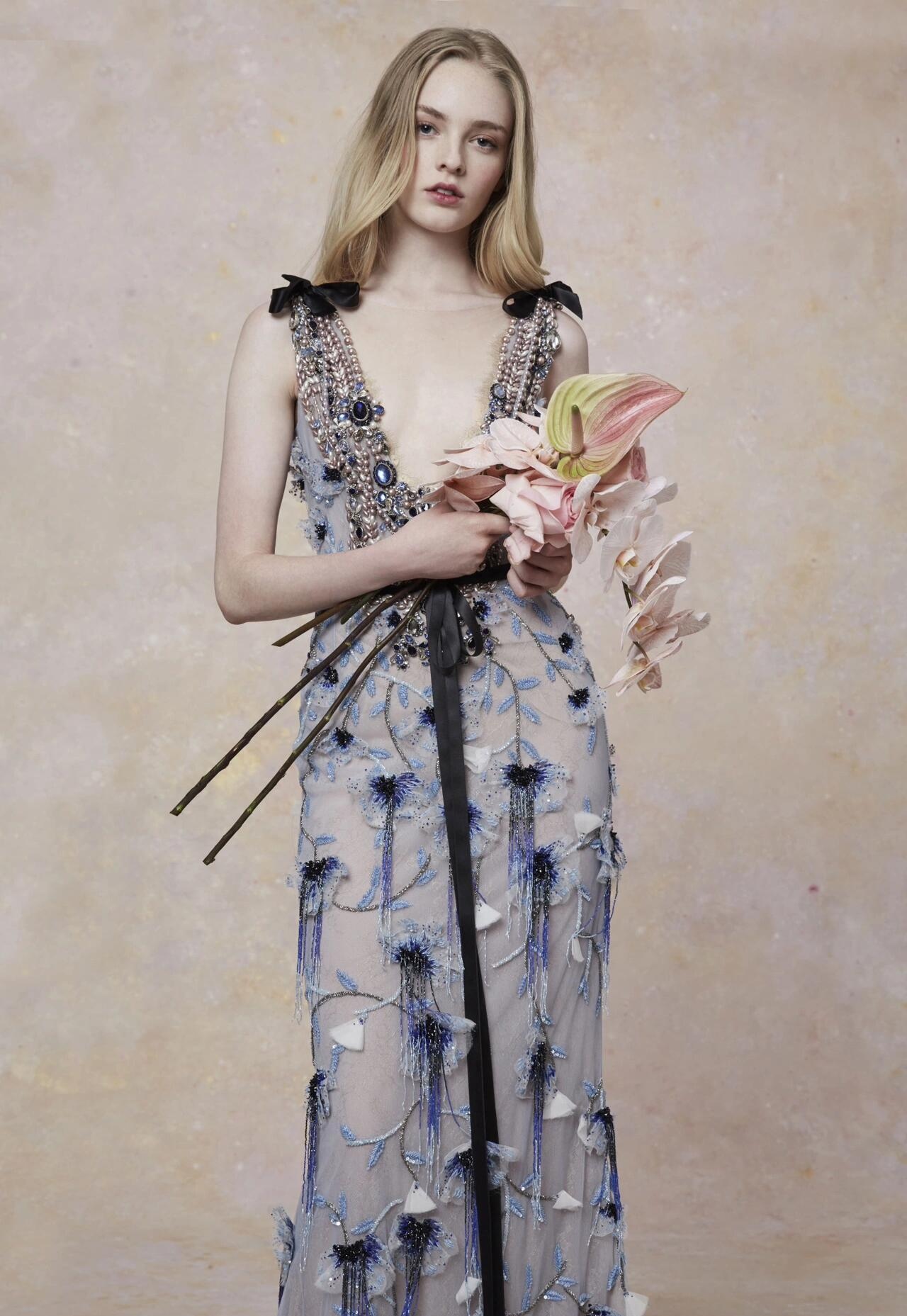 仙女裙纱裙 marchesa resort 2019