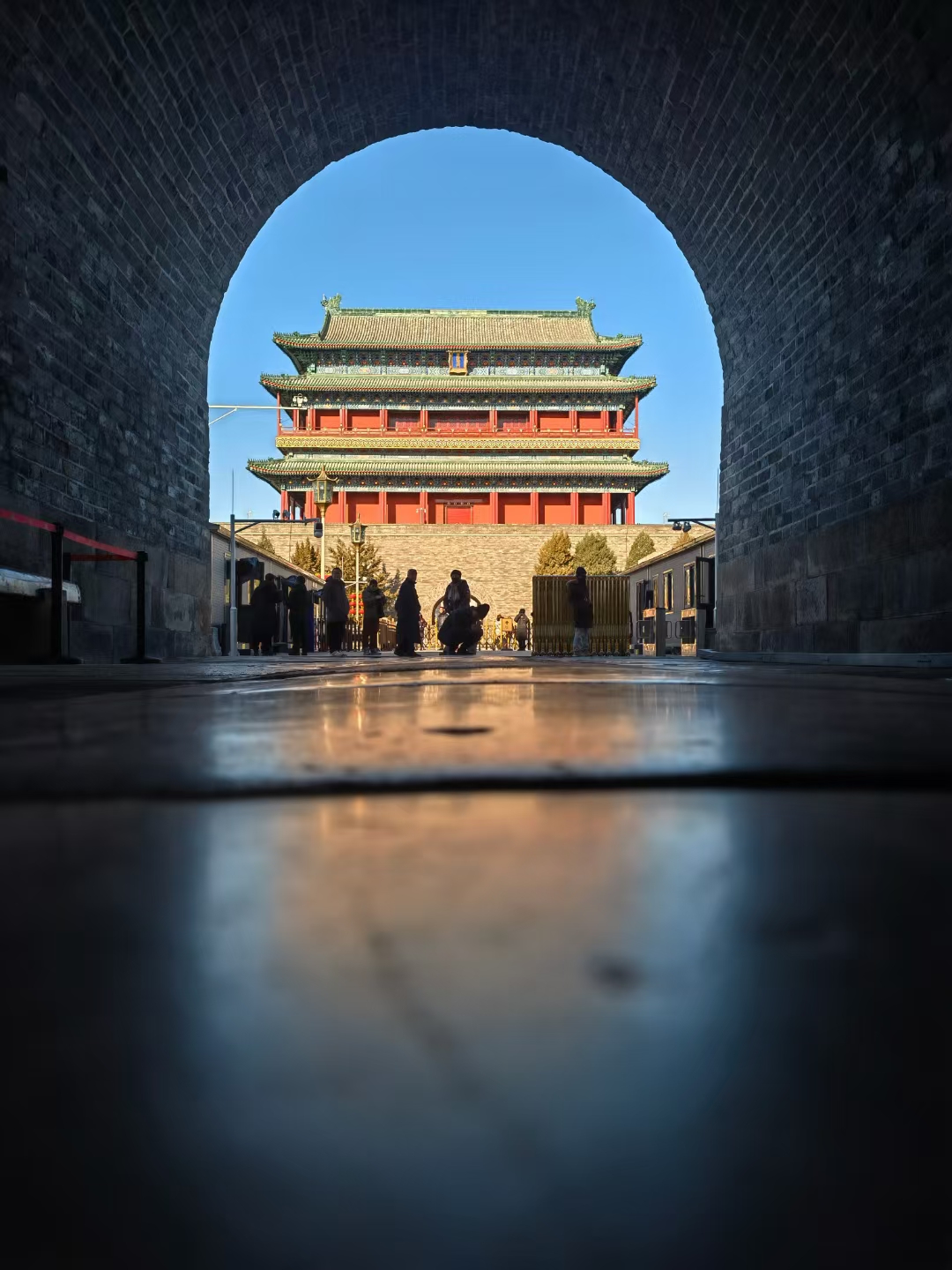 前门箭楼,正阳门下,老北京地标建筑之一