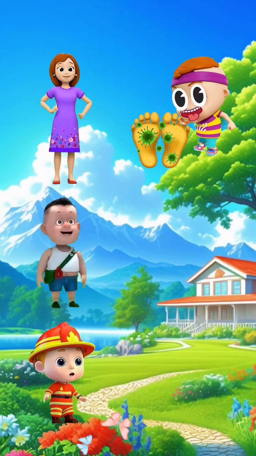 哈哈,给妈妈闻闻我的臭脚丫.