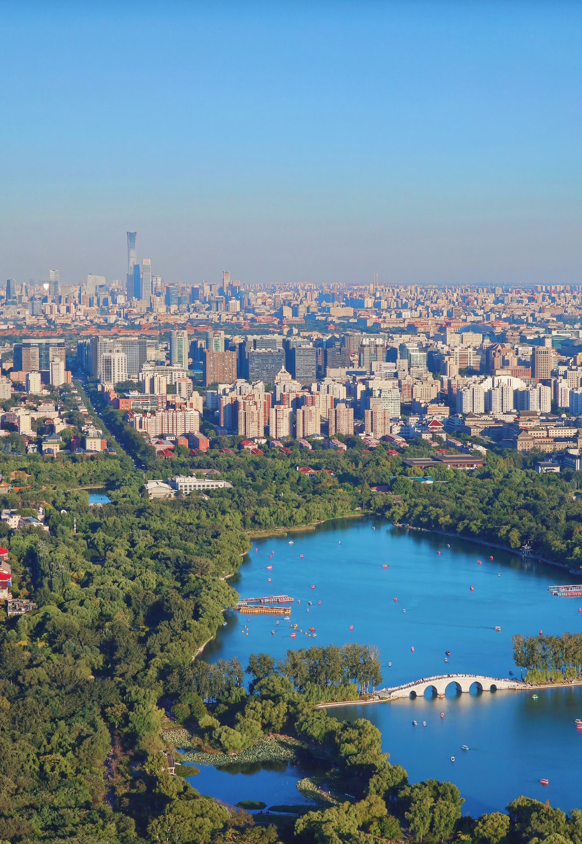 轻轻松松国庆假# 登上中央电视塔,俯瞰全景北京