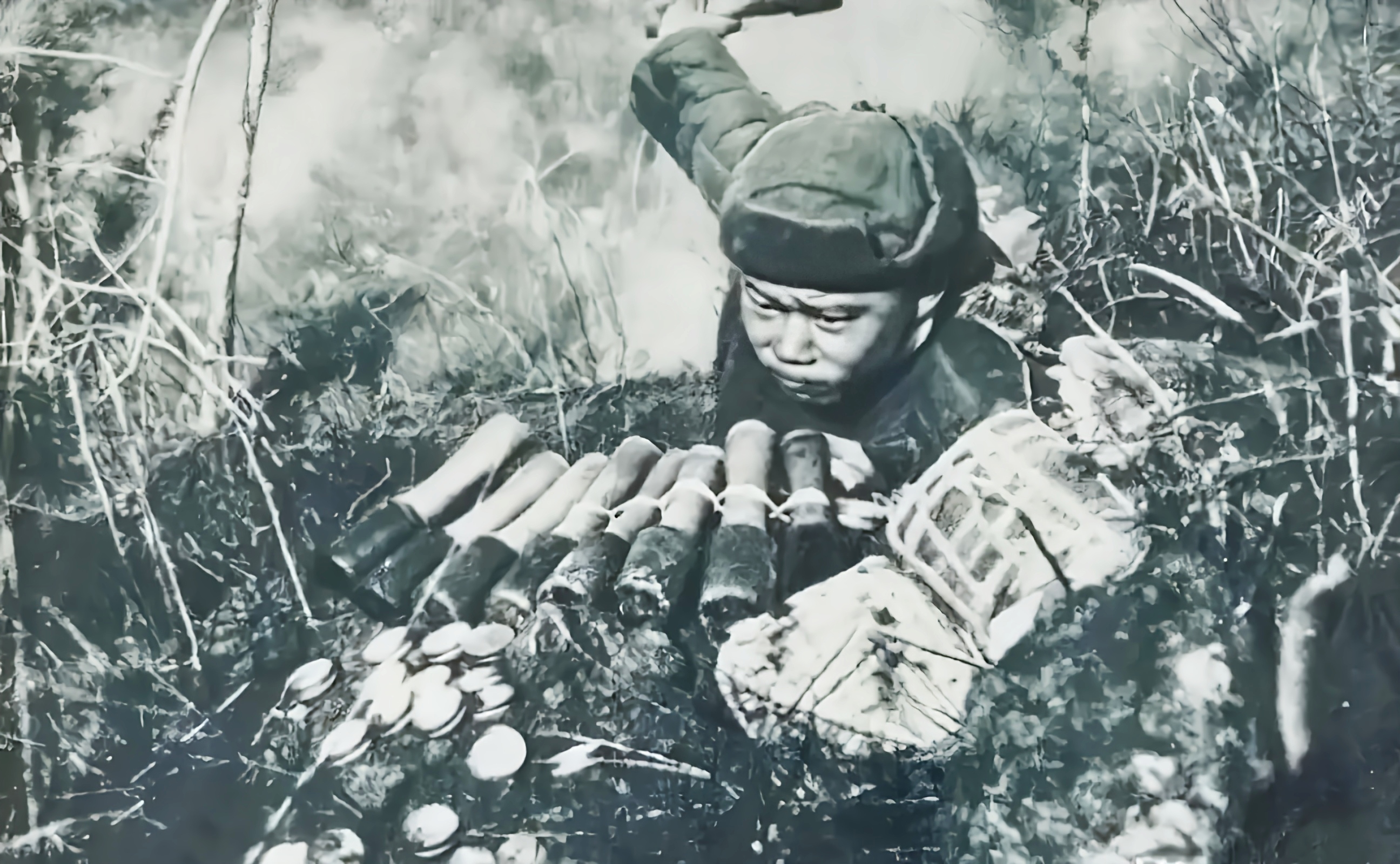 0 1951年,汉江阻击战,战斗打得很激烈