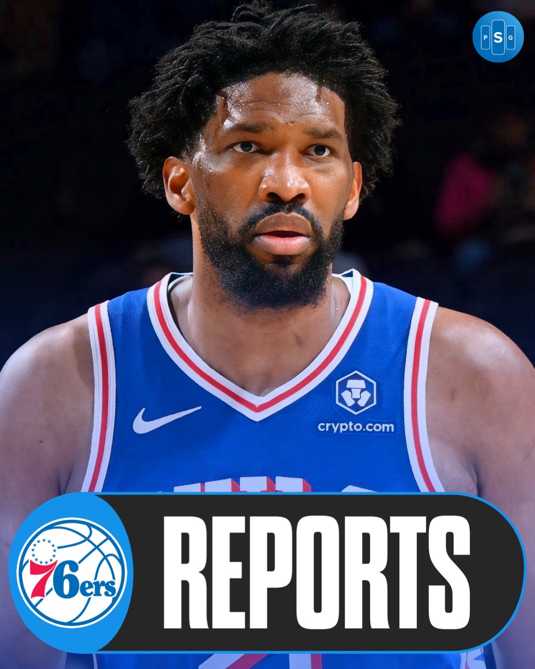 山姆斯在 nba countdown 节目中表示乔尔·恩比德和76人队在过去一个