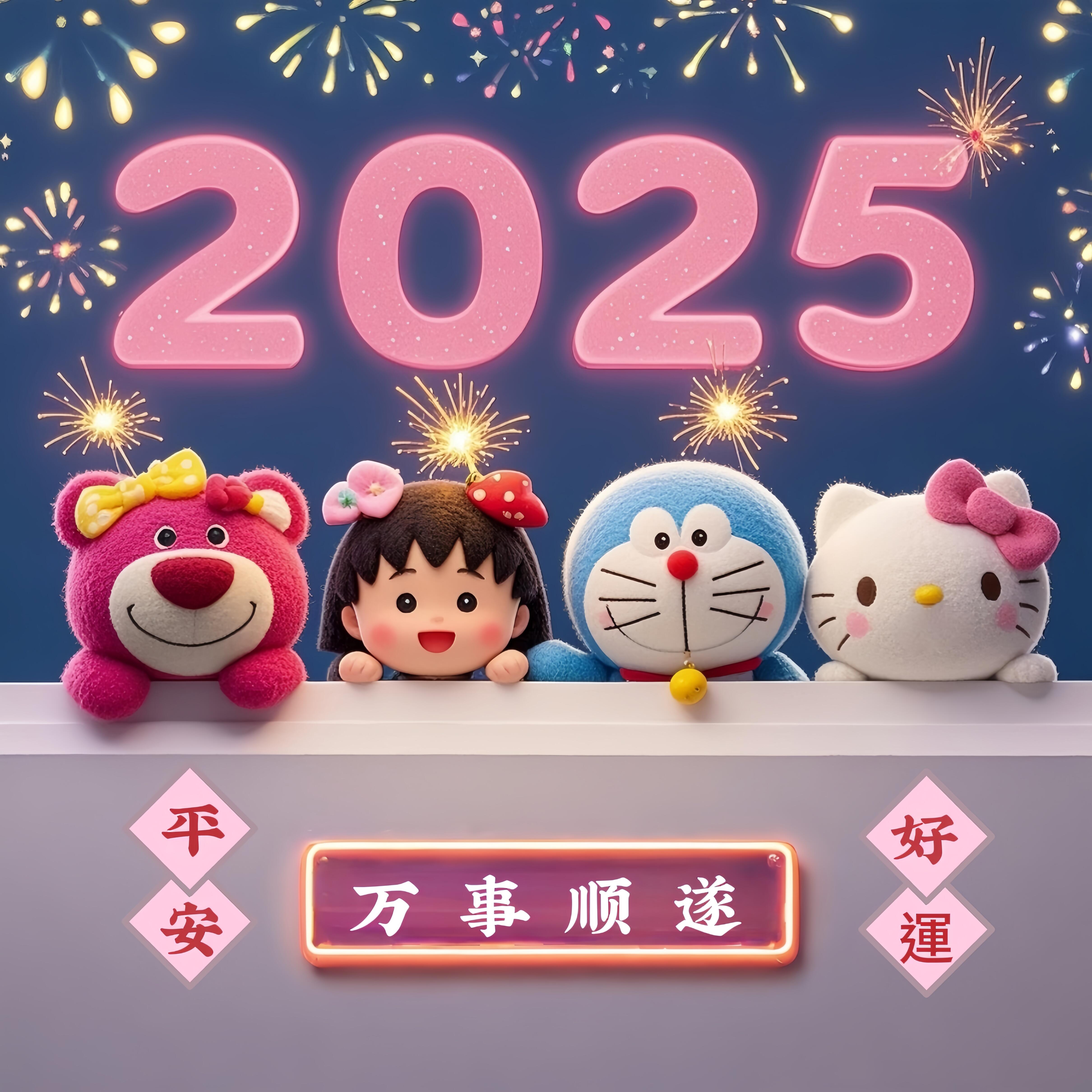 2025 年,愿你平安喜乐,被爱与好运包围》