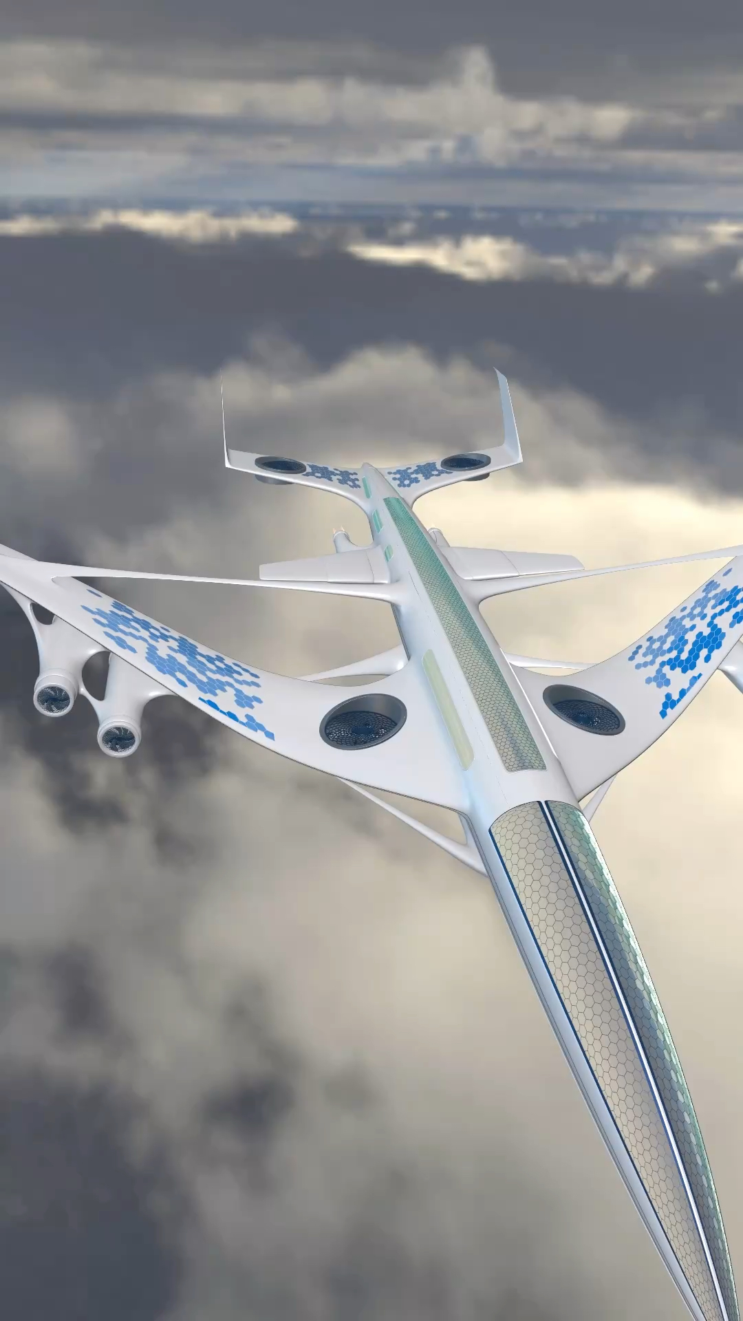 一款能悬浮飞行的高超音速"空天战机"概念!