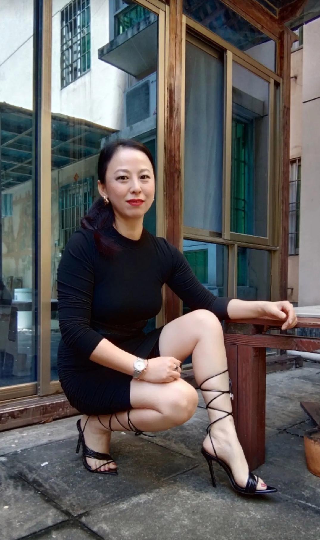 这位大姐是70后,看上去并不老