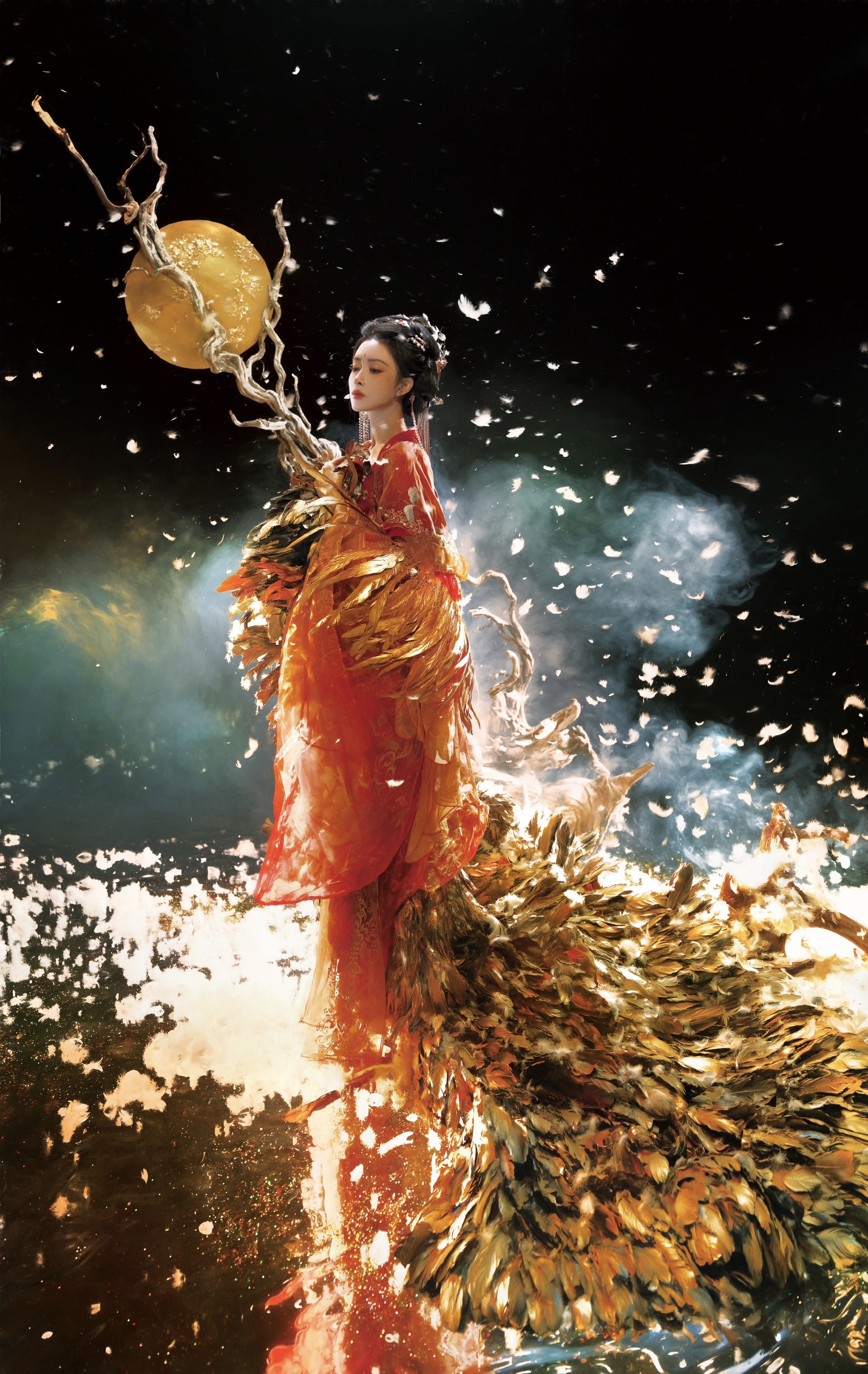 孟子义的金乌神女妆造太美了吧好像从画里走出来的一样仙气飘飘