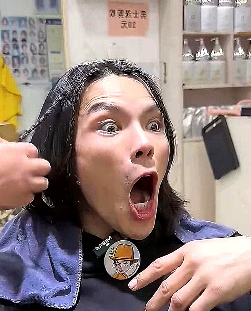 我的乖,向佐剪个发都能有这么多个表情包出来,简直就是可爱又搞笑