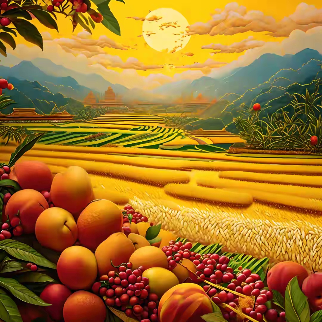 2025新年岁岁平安能量头像～五谷丰登,硕果累累,年年有余 #冬季旅游去