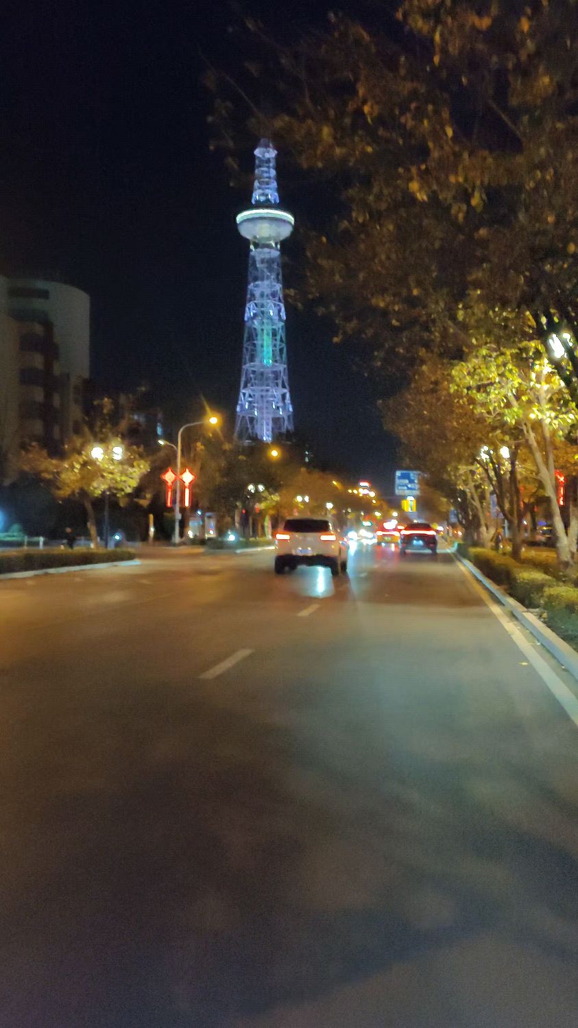 漯河电视塔夜晚风景