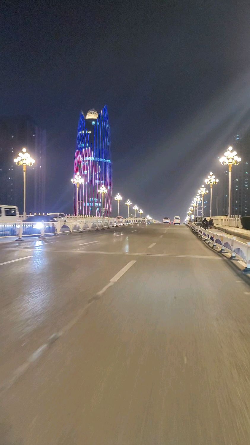 漯河玉兰大厦夜晚风景