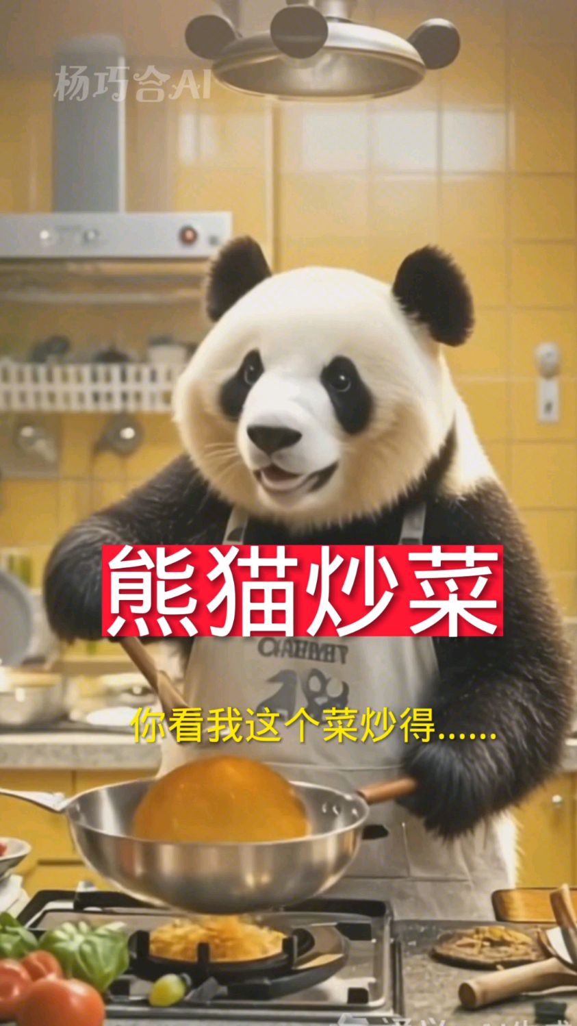 熊猫炒菜,竟然搞砸了