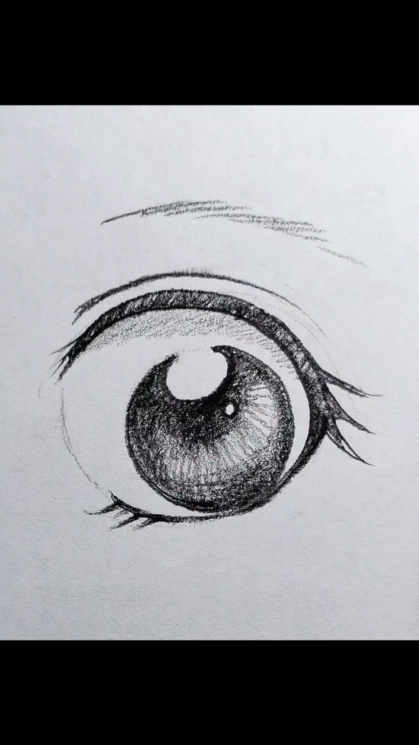 漫画速写—眼睛作画步骤面面观(1)