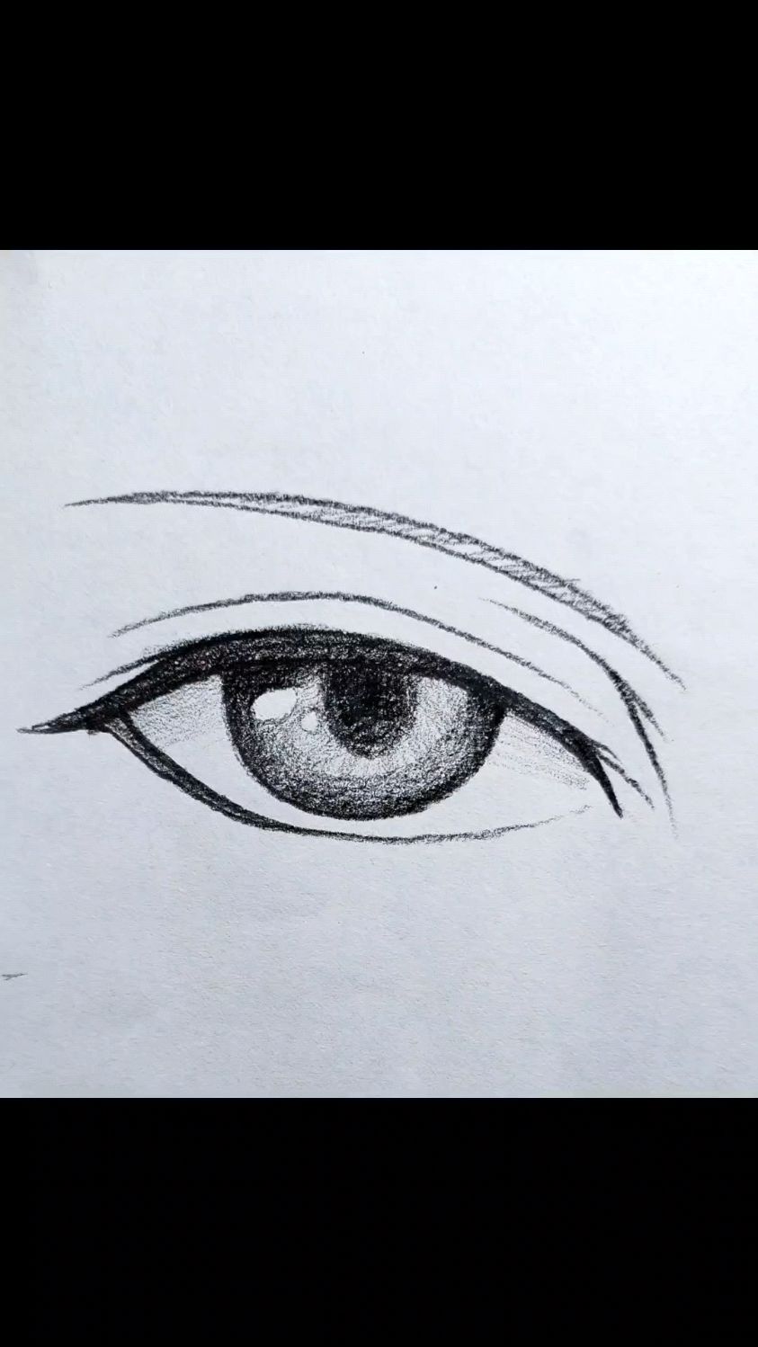 漫画速写—眼睛作画步骤面面观(2)