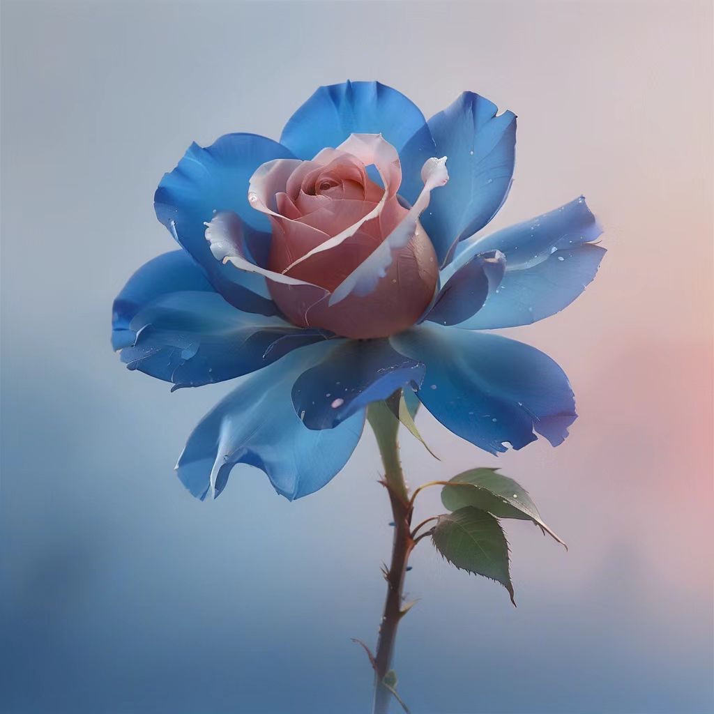 入心难忘的网名,你没见过的微信昵称名字,蓝色玫瑰花头像