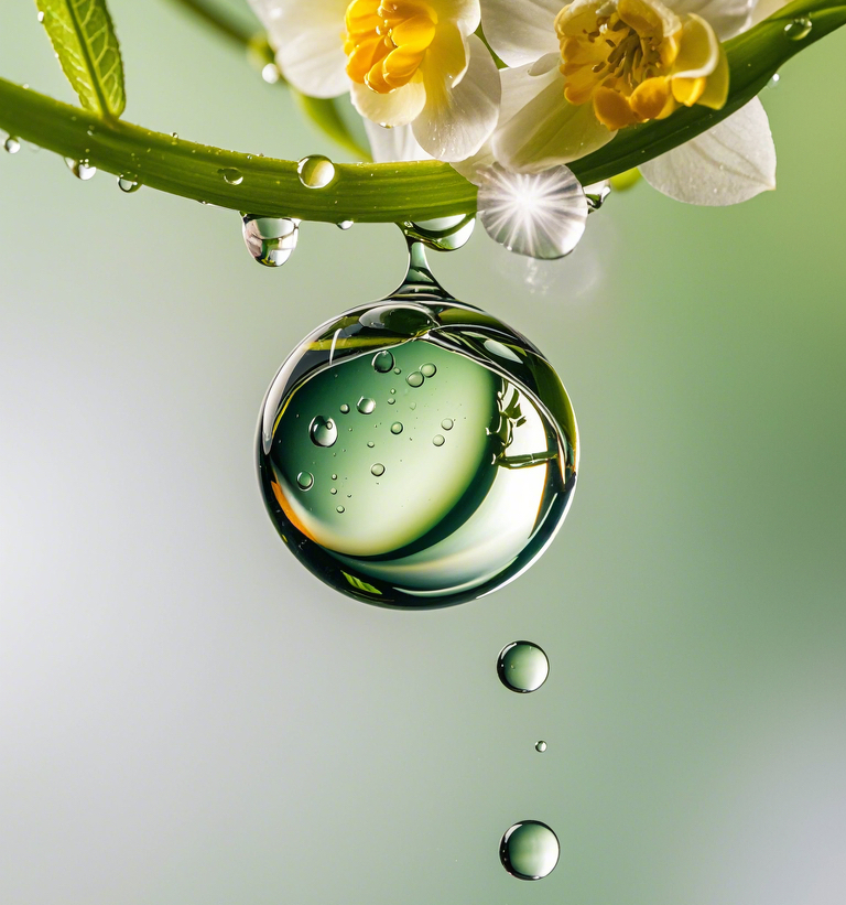 简单气质干净网名,简约微信名字昵称,纯净水滴头像,太美了!