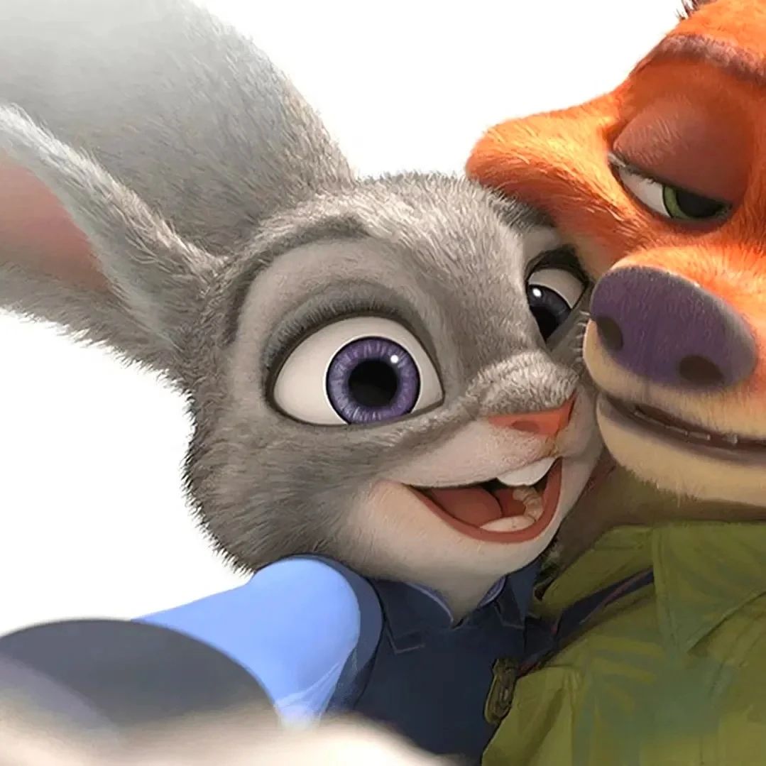 好看的尼克狐朱迪兔头像#头像