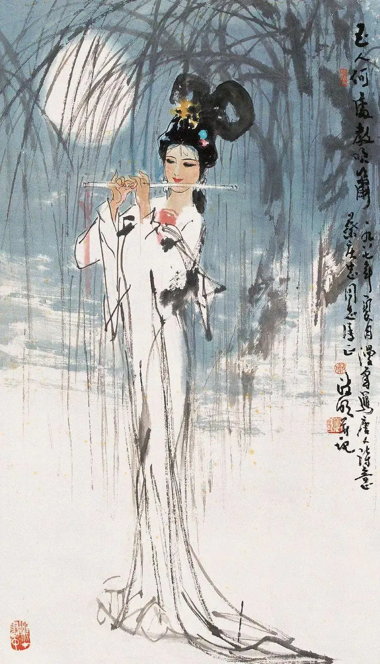 名家陈政明写意人物作品鉴赏