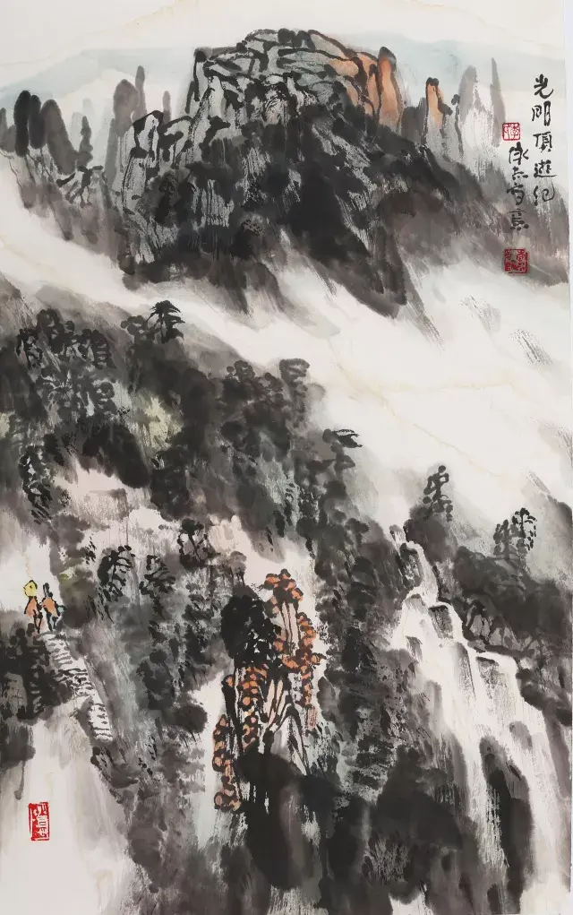 名家李承志山水作品赏析