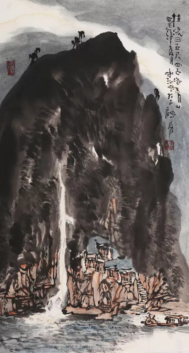 名家李承志山水作品赏析