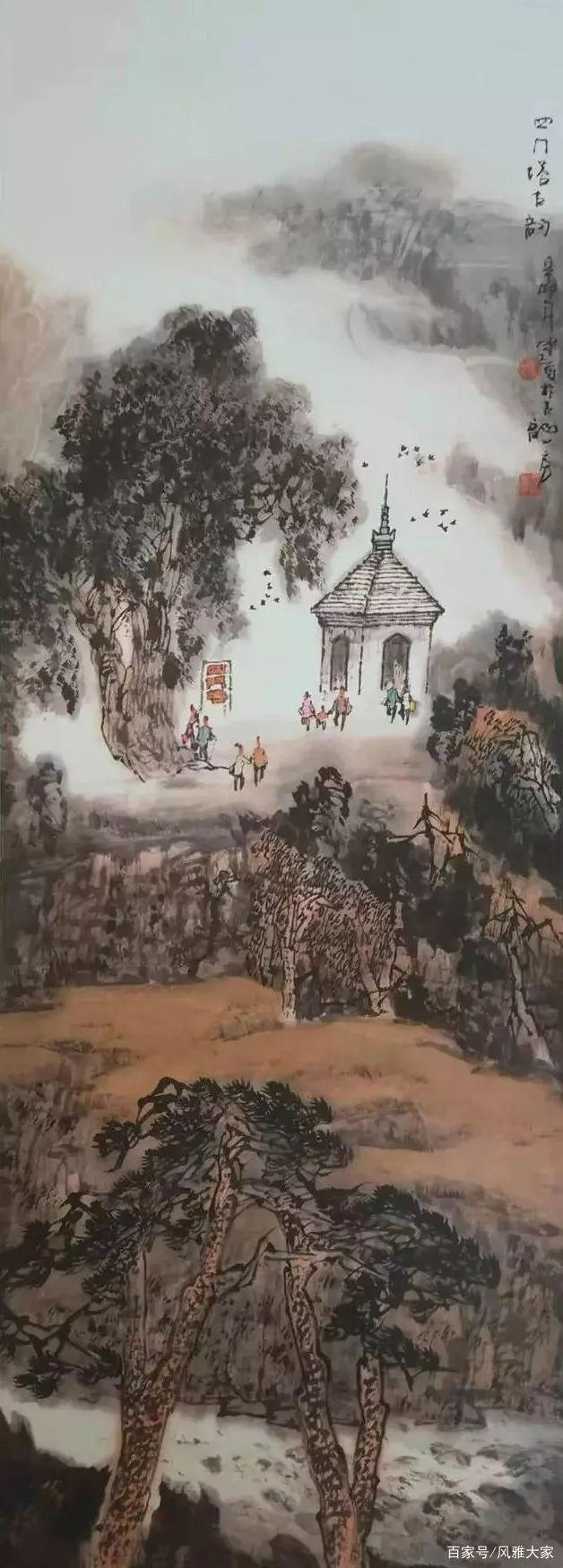 名家李承志山水作品赏析