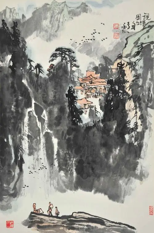 名家李承志山水作品赏析