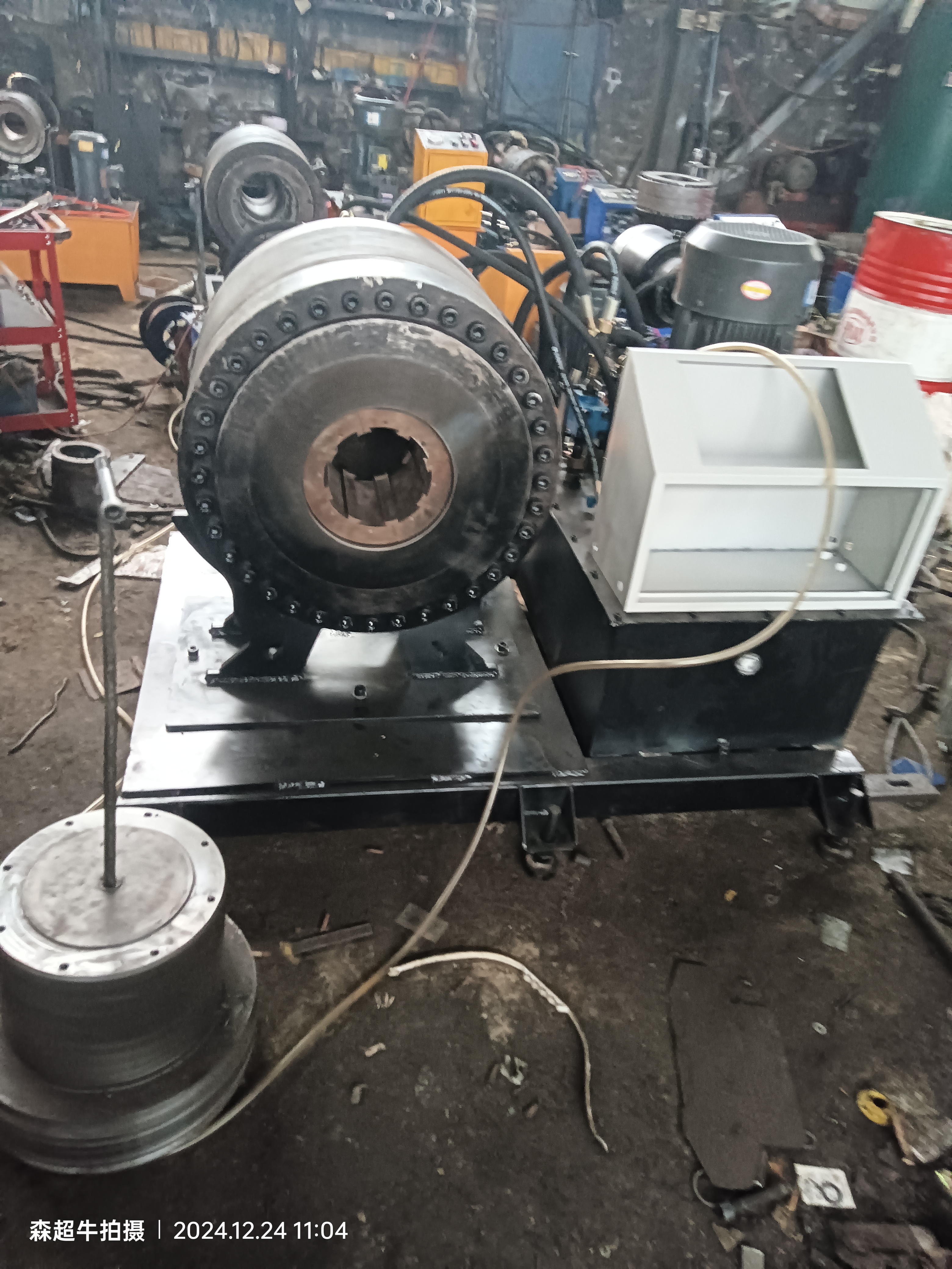 大直径压管机 管道钢管缩口机