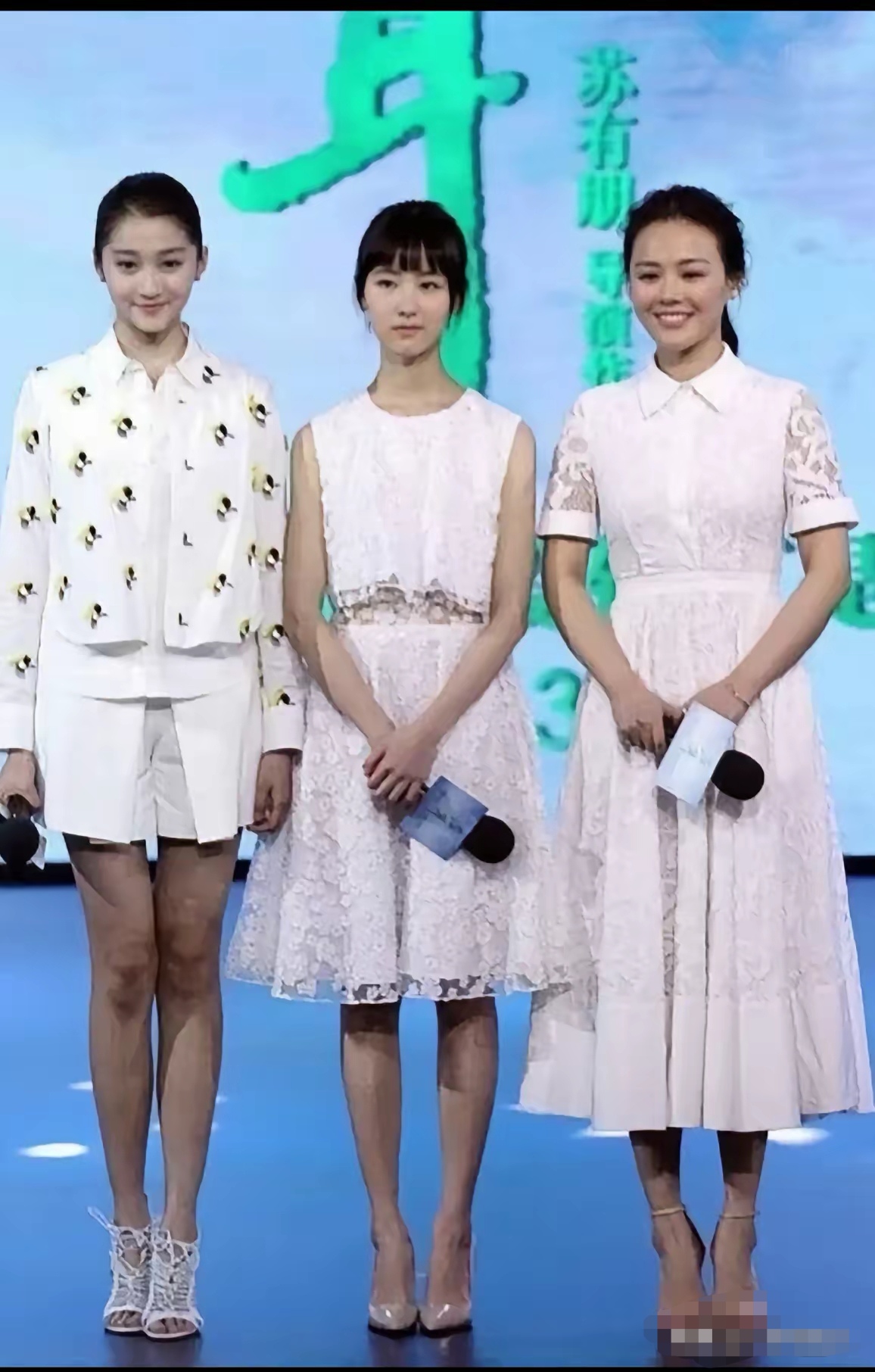 关晓彤陈都灵马思纯早期电影宣传的合照那个时候三个人看起来都很