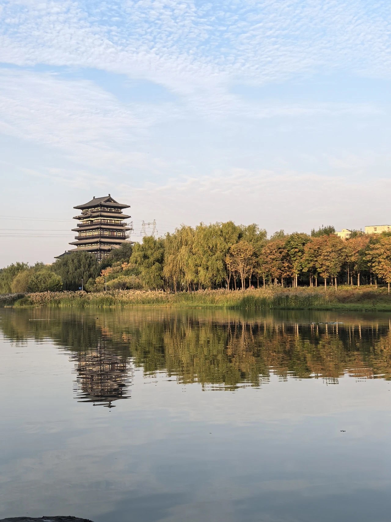 郑州市西流湖公园图片