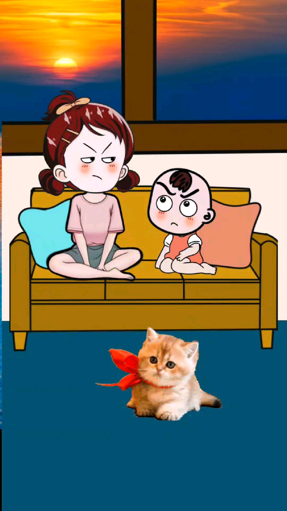 沙雕动画教训熊孩子
