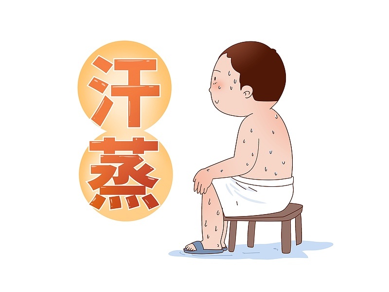 汗蒸,顾名思义,就是在高温环境下促使人体大量出汗