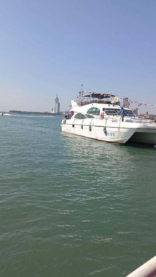 青岛游轮出海,第一次出海,真不错