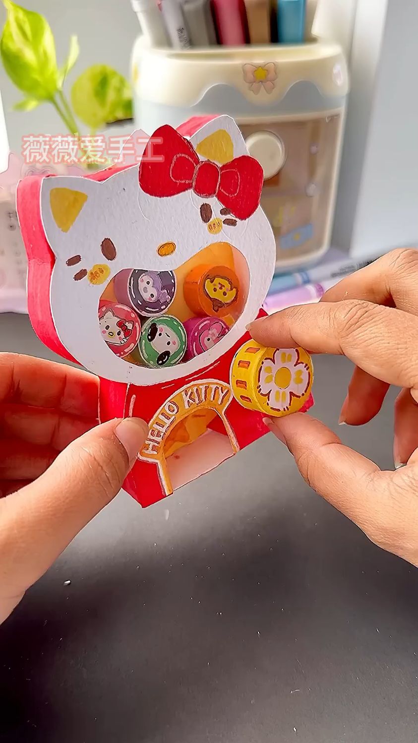 凯蒂猫猫扭蛋机教程来喽