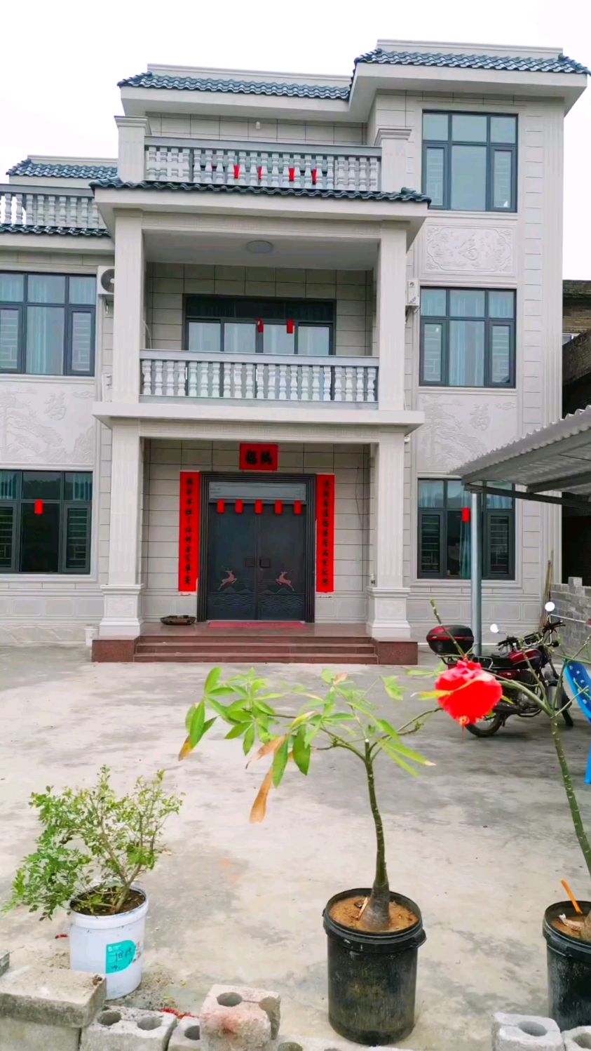 回乡就被震撼!农村自建的精美楼房,太有格调