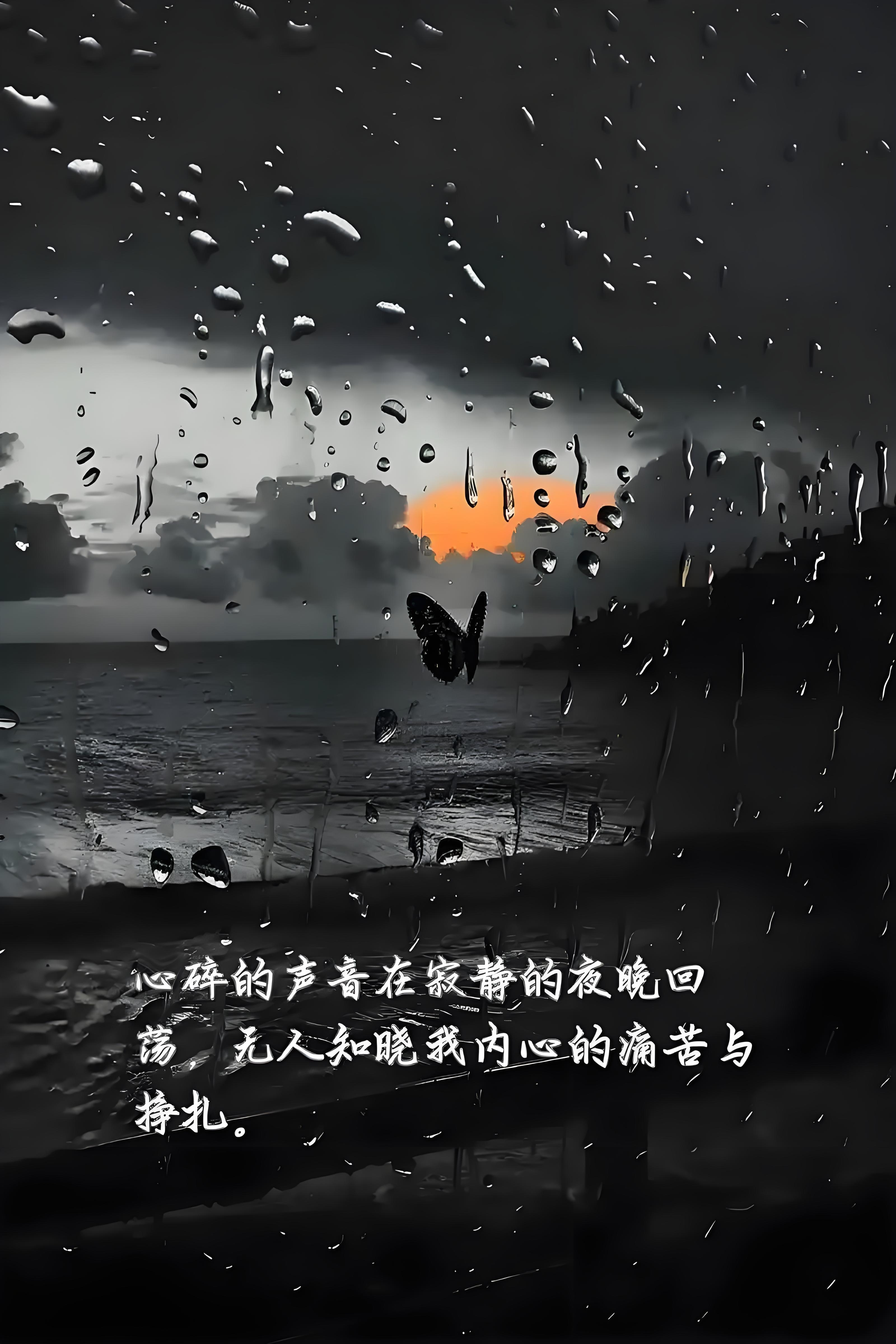 一个人的图片内心孤独伤感黑暗图片雨夜图片伤感黑夜图片伤感落寞夜晚