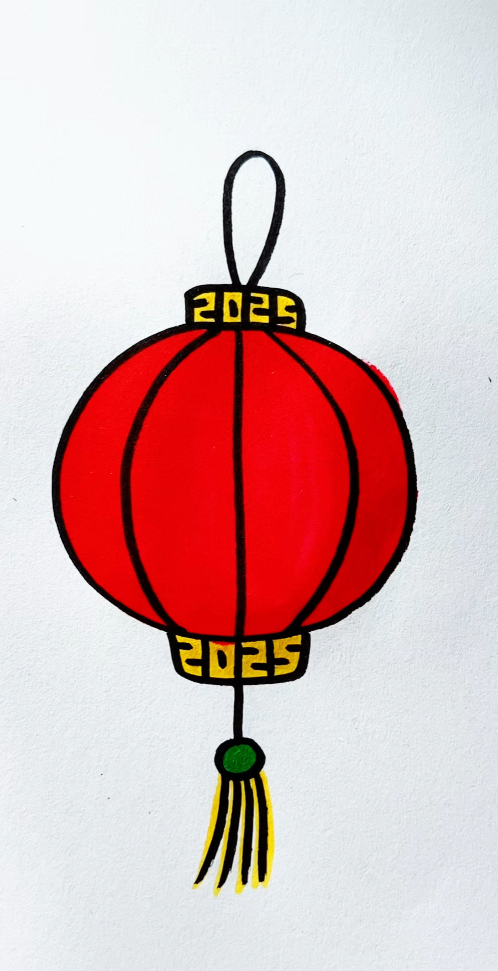 灯笼这样画,一看就会