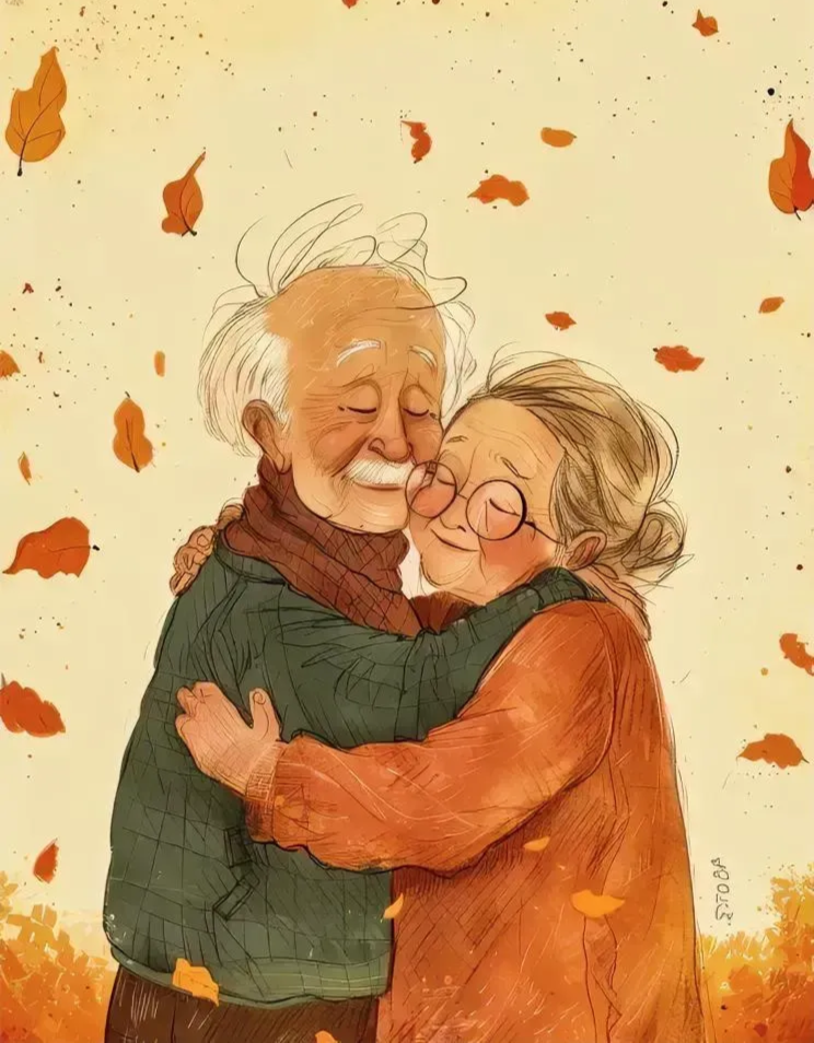 叫相依 二十到三十年,叫相守 三十到四十年,叫老伴 四十年以上,叫陪伴