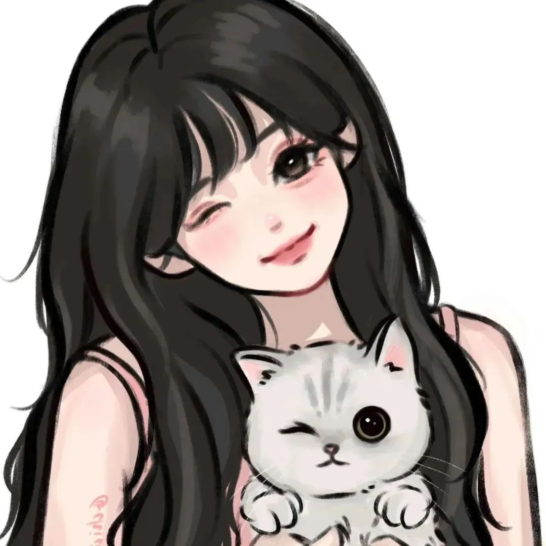 简约大方手绘女头