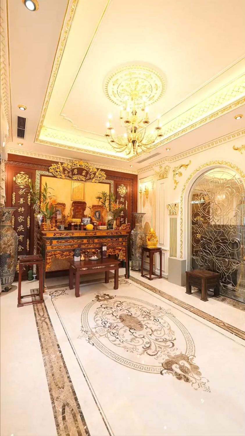 这样的堂屋神龛布置你觉得怎么样