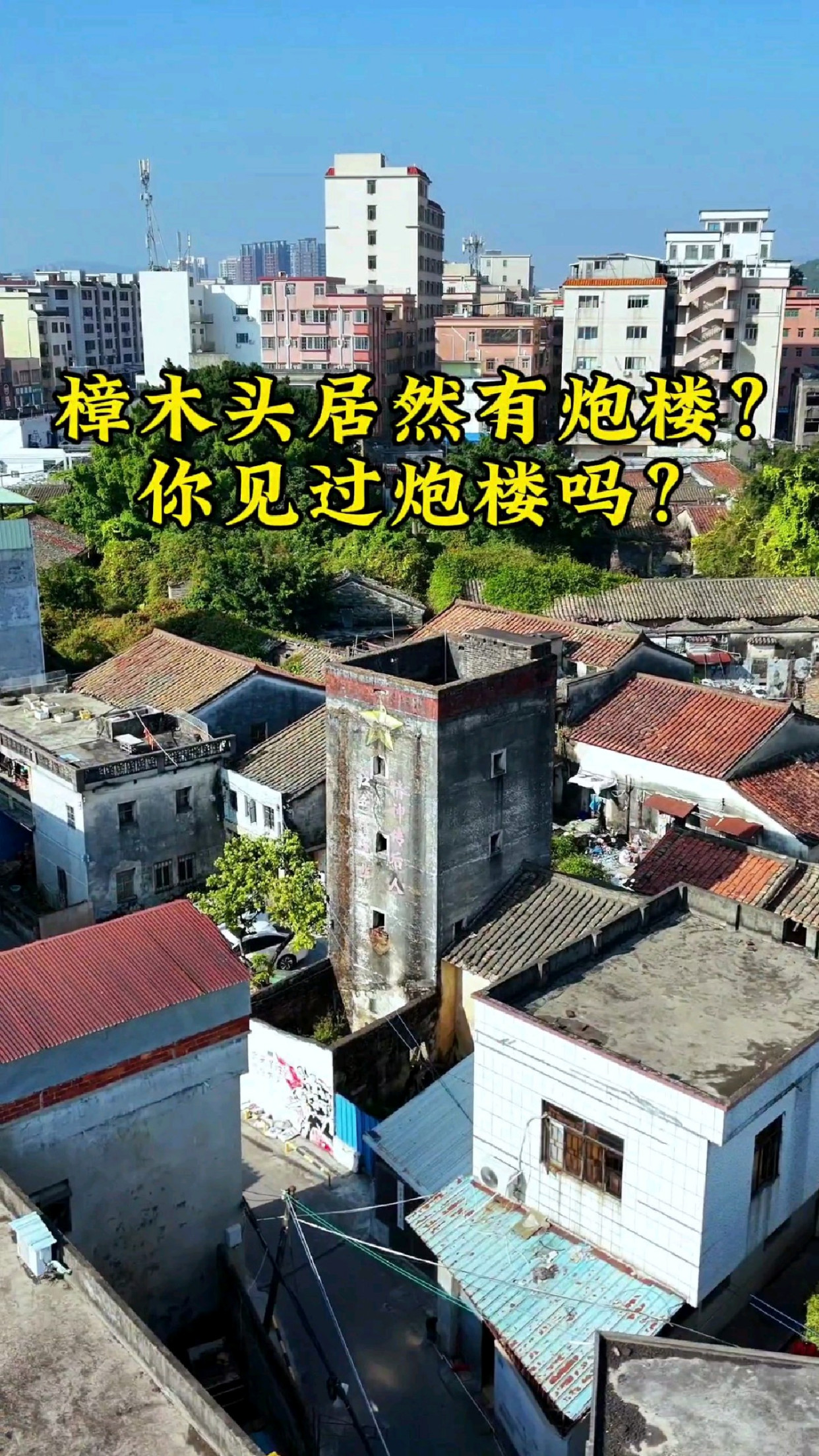 你知道吗?在东莞樟木头居然还有这么多炮楼,你见过真实的炮楼吗