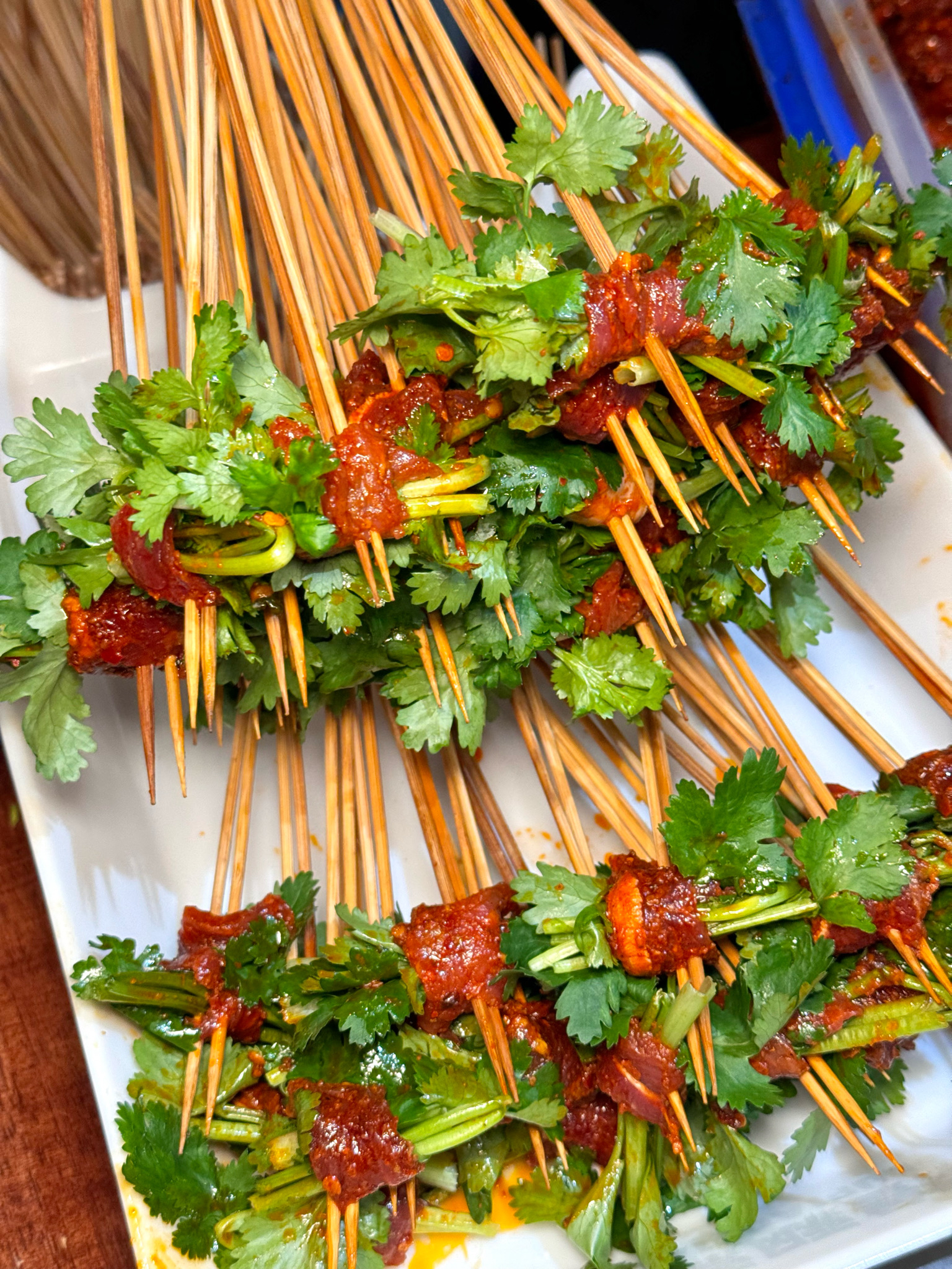 已经来好几次了 文殊院步行不到1公里 居民楼下的串串店 真的很好吃