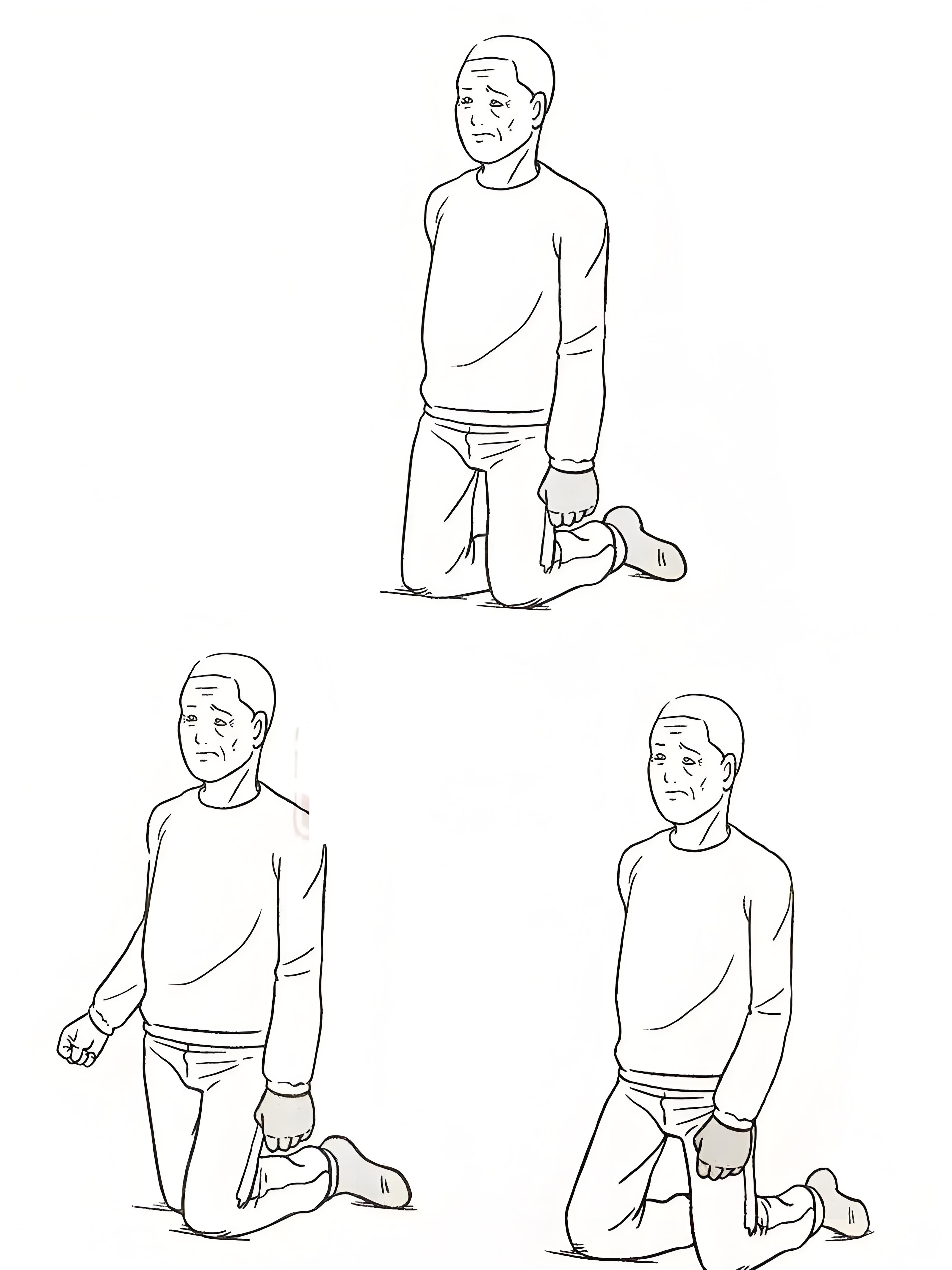 而肝又主筋,所以跪膝法又是大补肝脏的方法