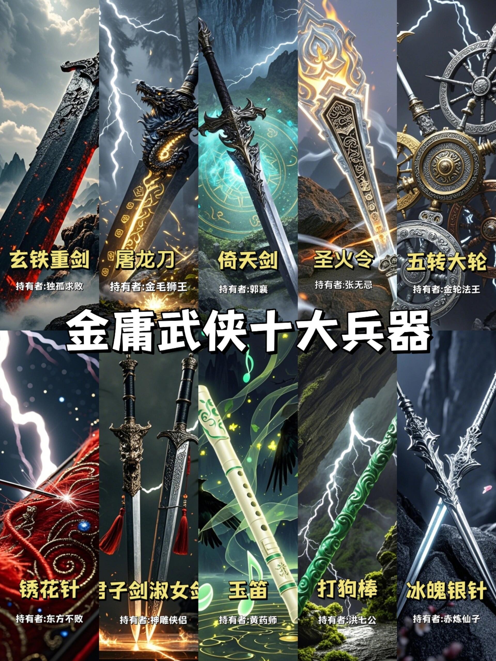 武侠十大宝刀