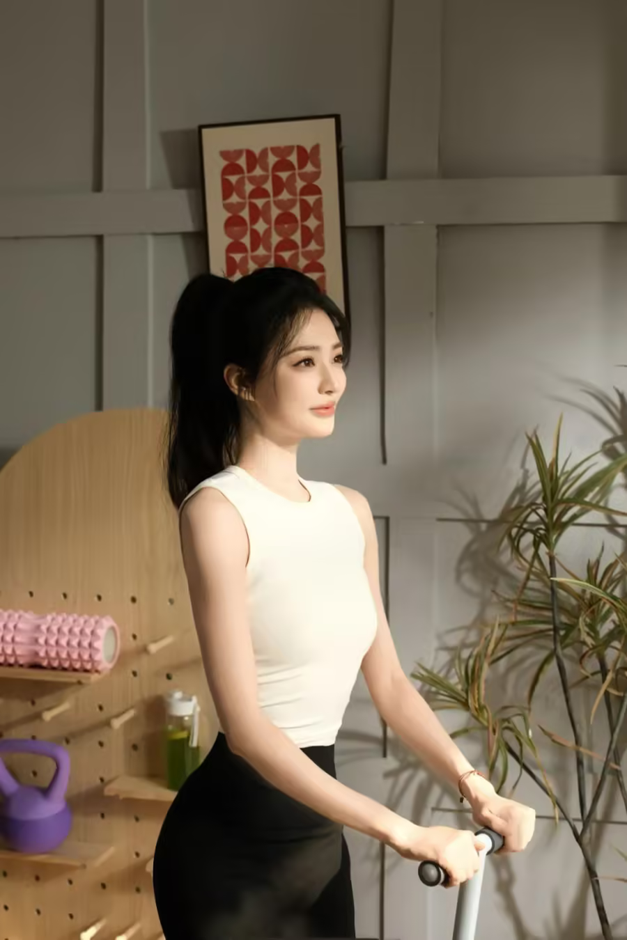 徐璐确实是一位非常注重身材管理的健身达人呢!