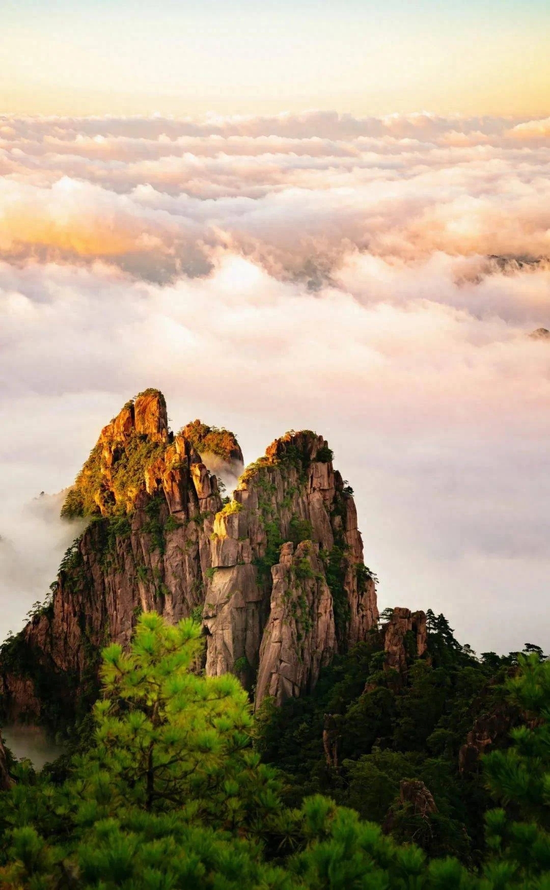 天下第一奇山,安徽黄山 黄山风景区位于安徽省黄山市境内,是世界文化