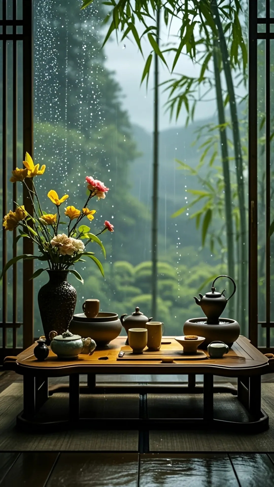 手机壁纸-禅意空间,心灵净土